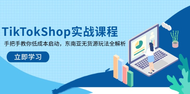 (14269期)TikTokShop实战课程,手把手教你低成本启动,东南亚无货源玩法全解析-洪烁网创